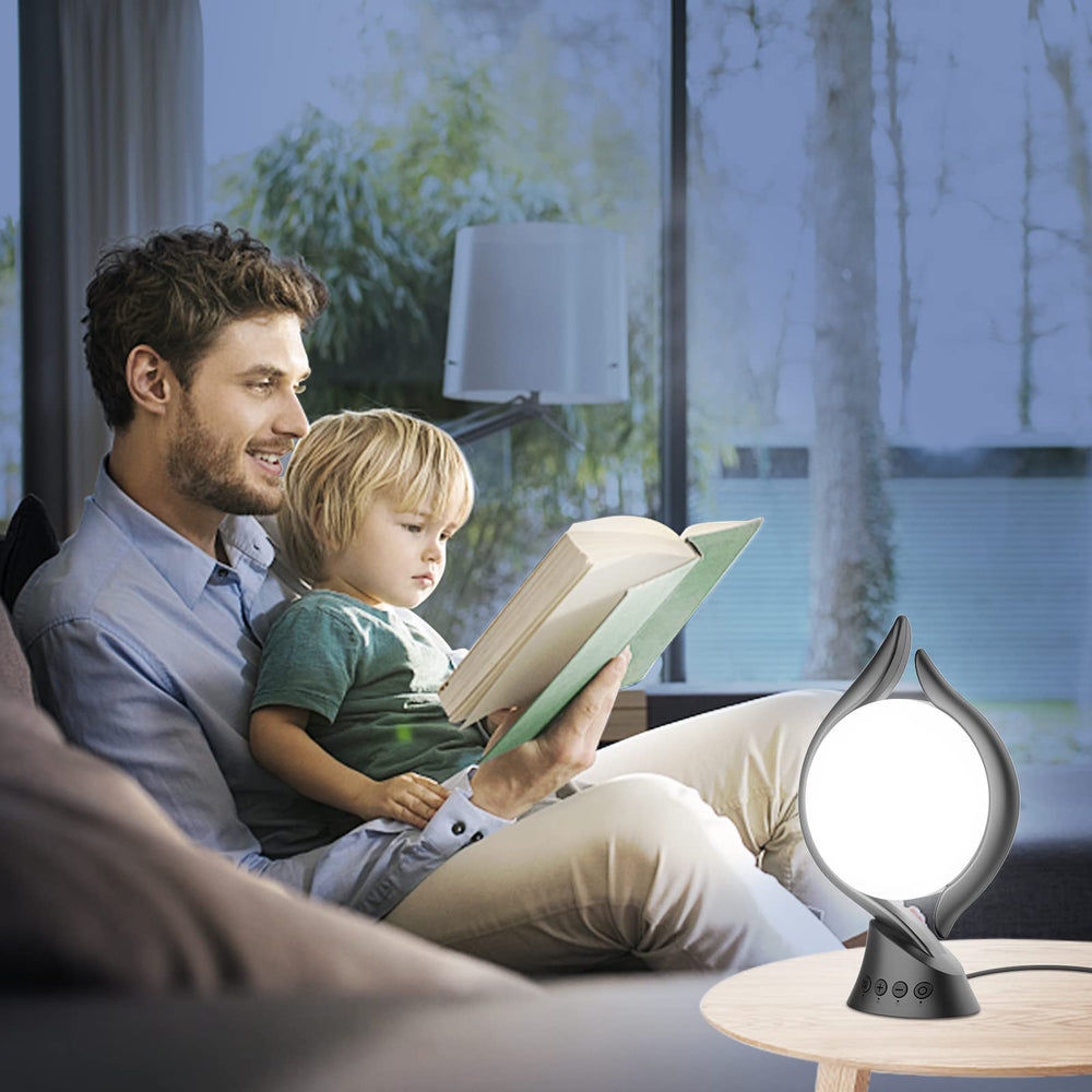 Voraiya black modern design lamp for home or office spaces