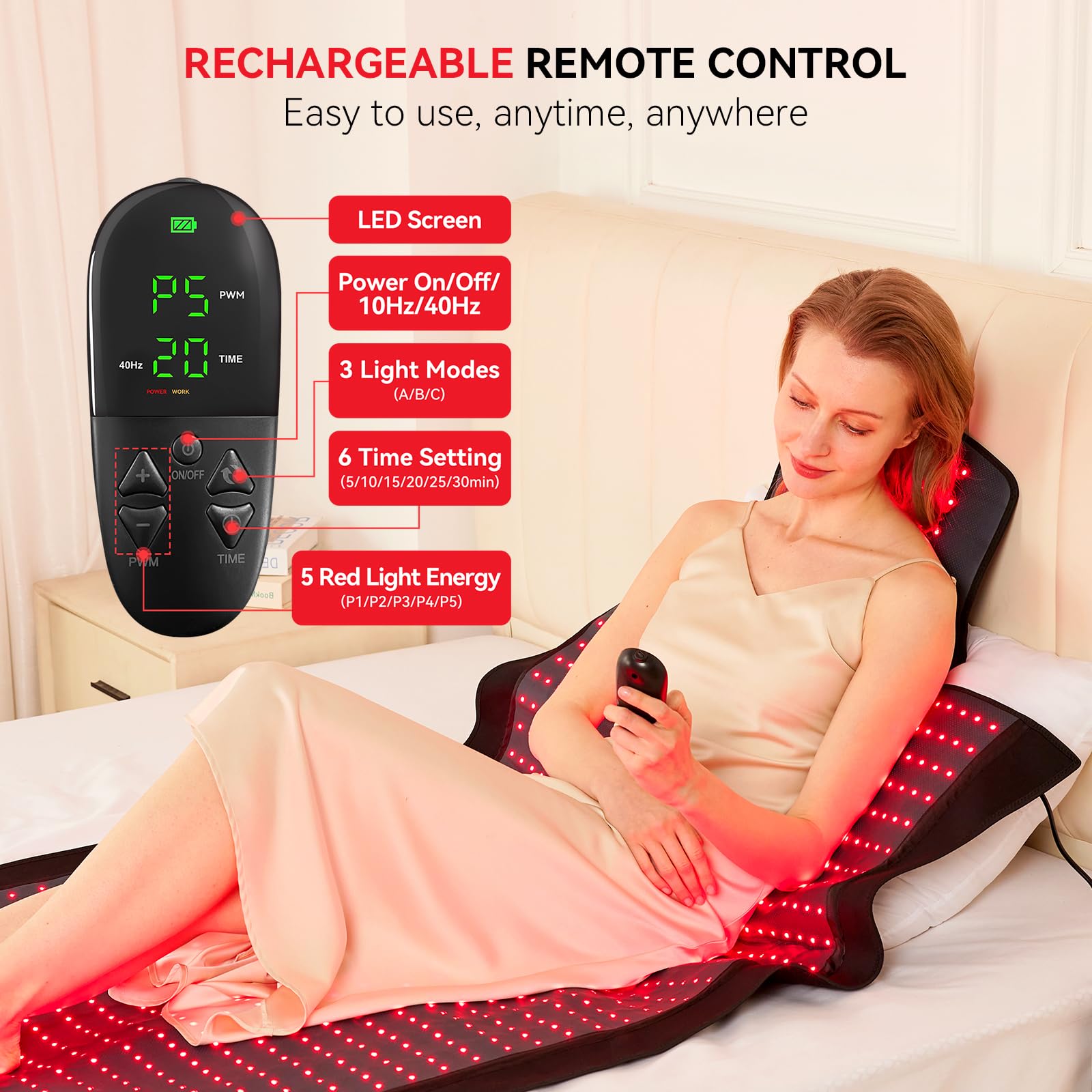 Vortro detachable dual-mat design view for flexible coverage options.