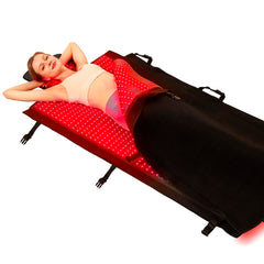 Vortro largest 2570-leds full-body red light mat top view showing full-body coverage for at-home sessions.