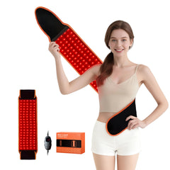 VOSALAN red light belt front view showing dual 660nm/850nm LEDs for targeted relief