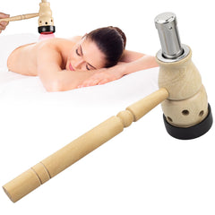 Vrsafan Moxa Stick Holder wooden box shows woodgrain for a calming practice