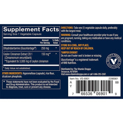 Vthrive Dihydroberberine with Cinnamon capsules close-up highlighting bioavailability.