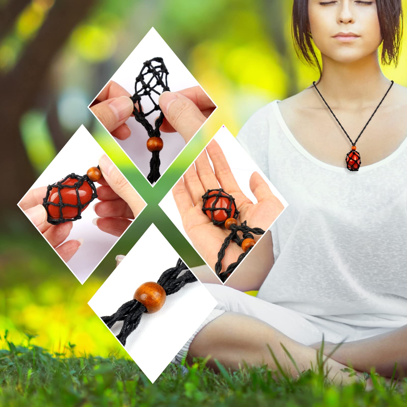 vuUUuv chakra bracelet with volcanic rock supports energy alignment