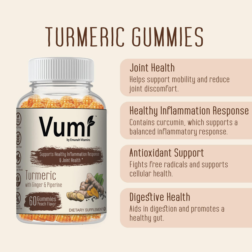 Vumi daily serving two gummies for simple routine