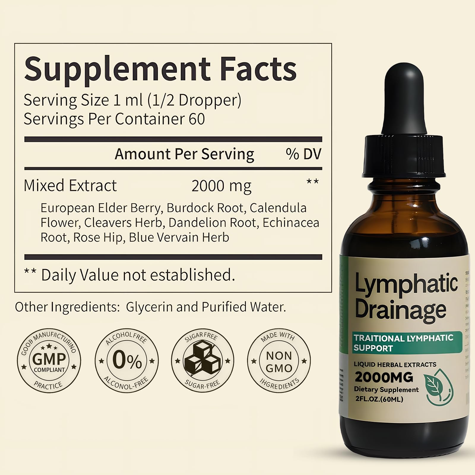 Packaging and ingredients label for Vunexo herbal blend