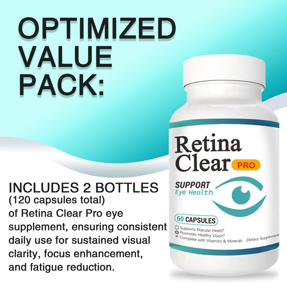Vunexo Retina Clear Pro bottle dispense showing easy daily intake.