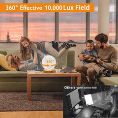 VUSIHOO 2700k-6000k color temperatures for versatile mood lighting at work or home