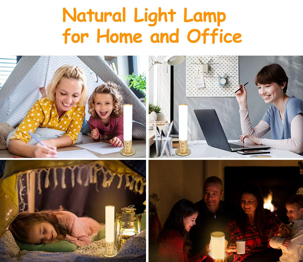 Four brightness levels let you customize the daylight feel.