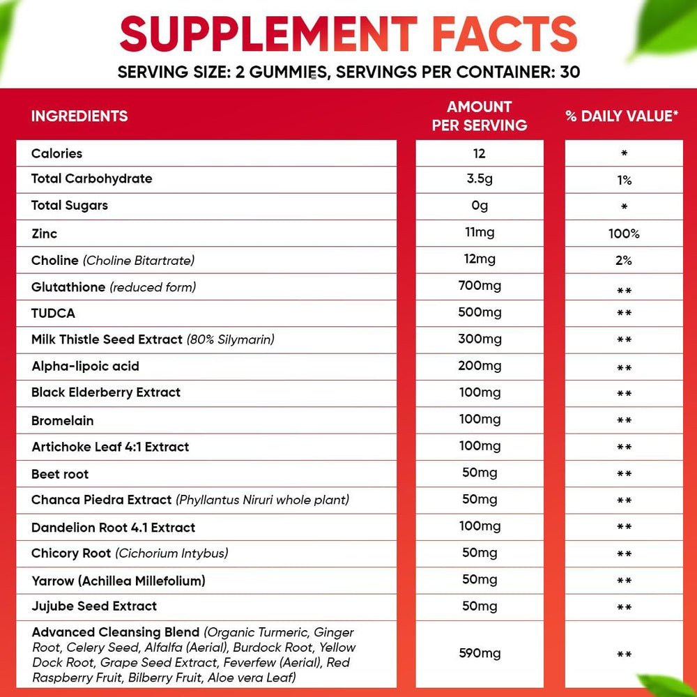 VV Naturals packaging emphasizes vegan, sugar-free liver support.