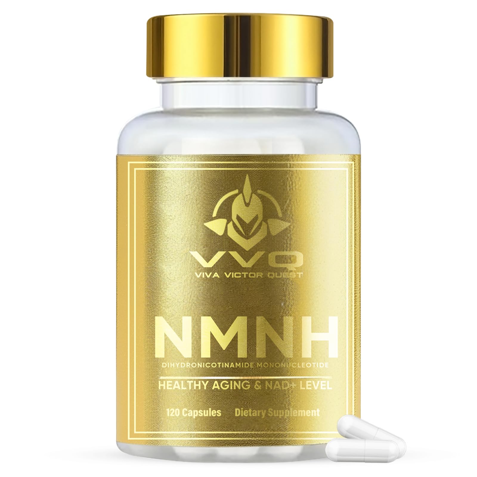 VVQ NMNH supplement bottle shown for easy daily energy support
