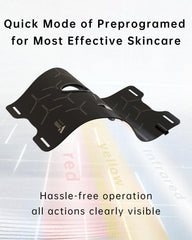 V VYM mask shown in ambient light to illustrate full-face coverage.