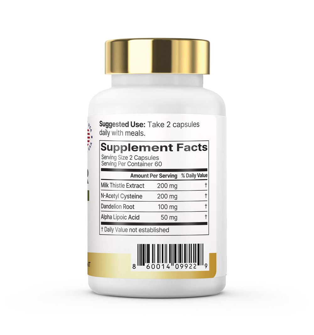 VXICDE ClearLiver capsules close-up highlighting convenient daily supplement form