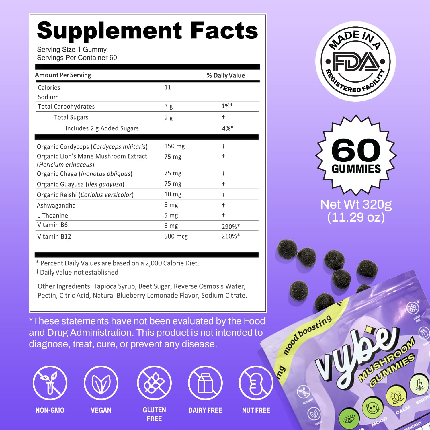 Morning routine with Vybe Daily Nootropic Gummies for a thoughtful start.