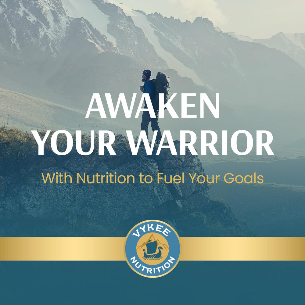 Vykee Nutrition packaging emphasizing heart health and daily vitality.