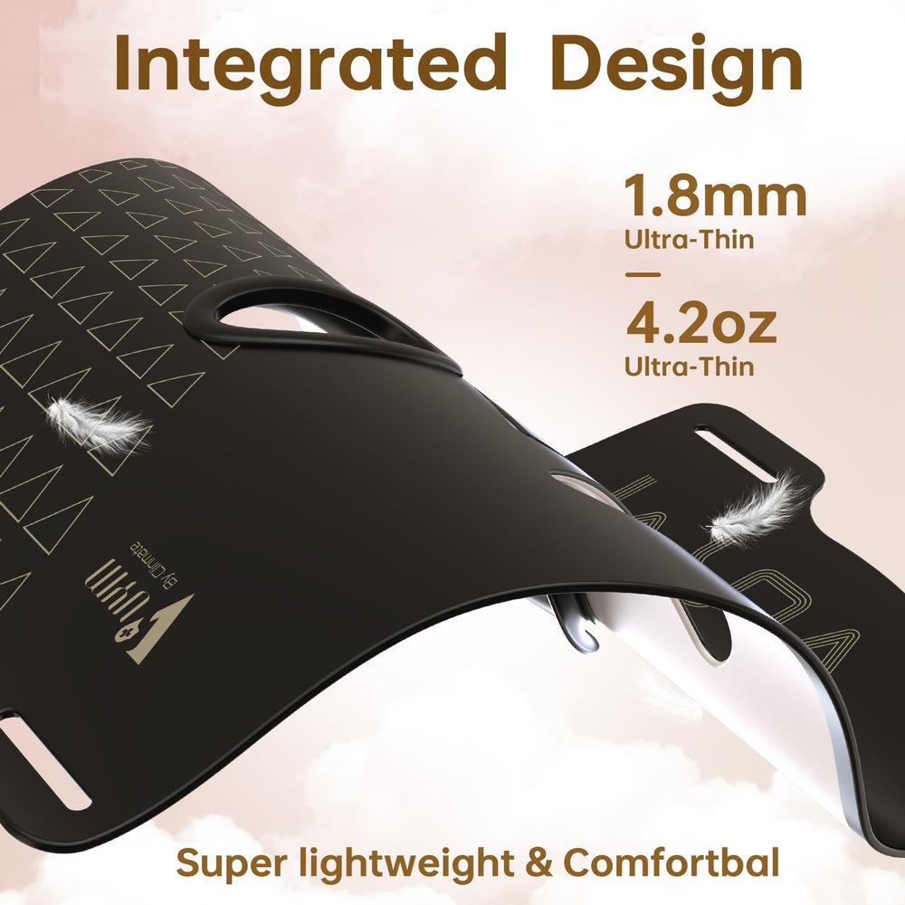 Secure head and ear straps on the VYM mask reduce pressure during wear