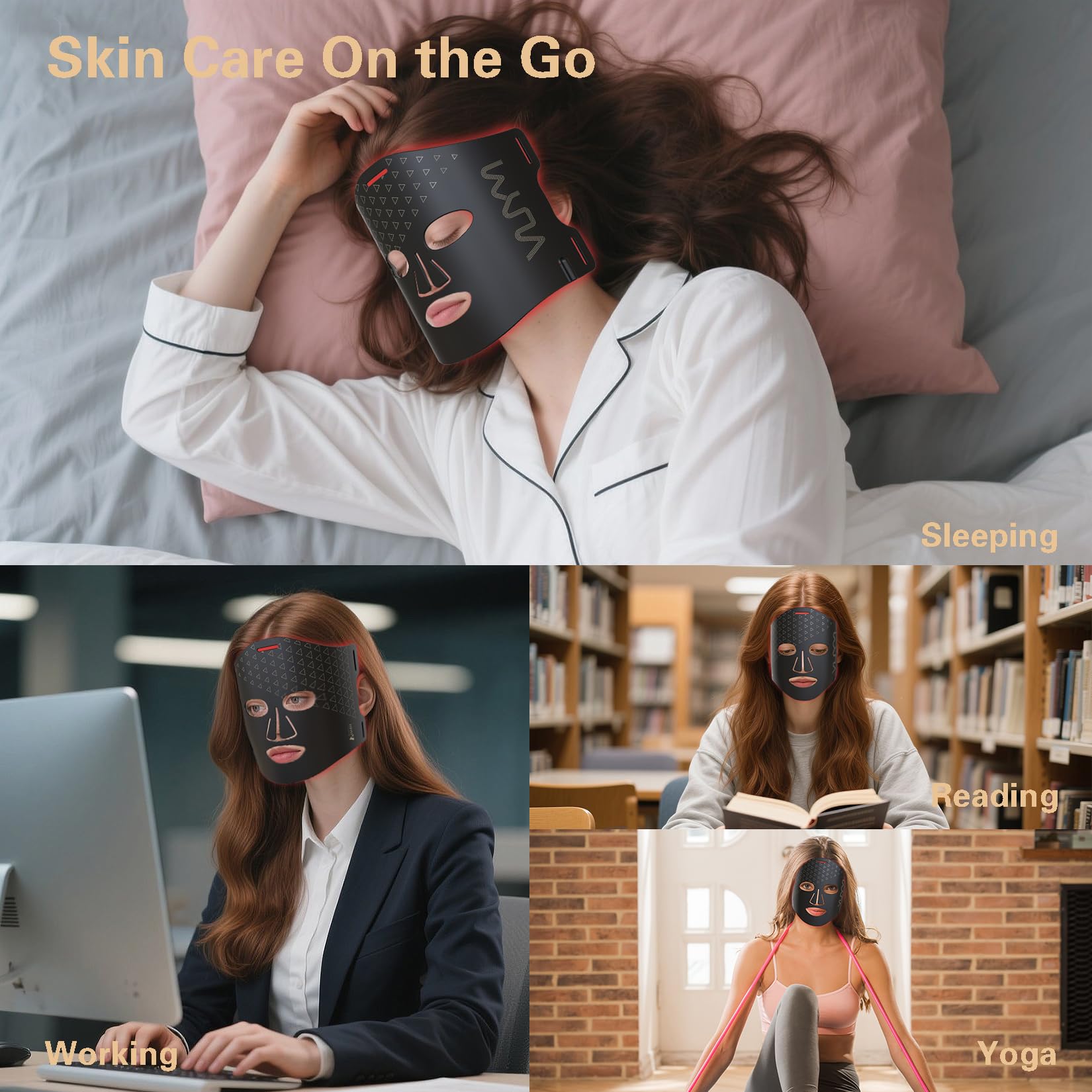 Rechargeable controller with display for easy timer control on the VYM mask