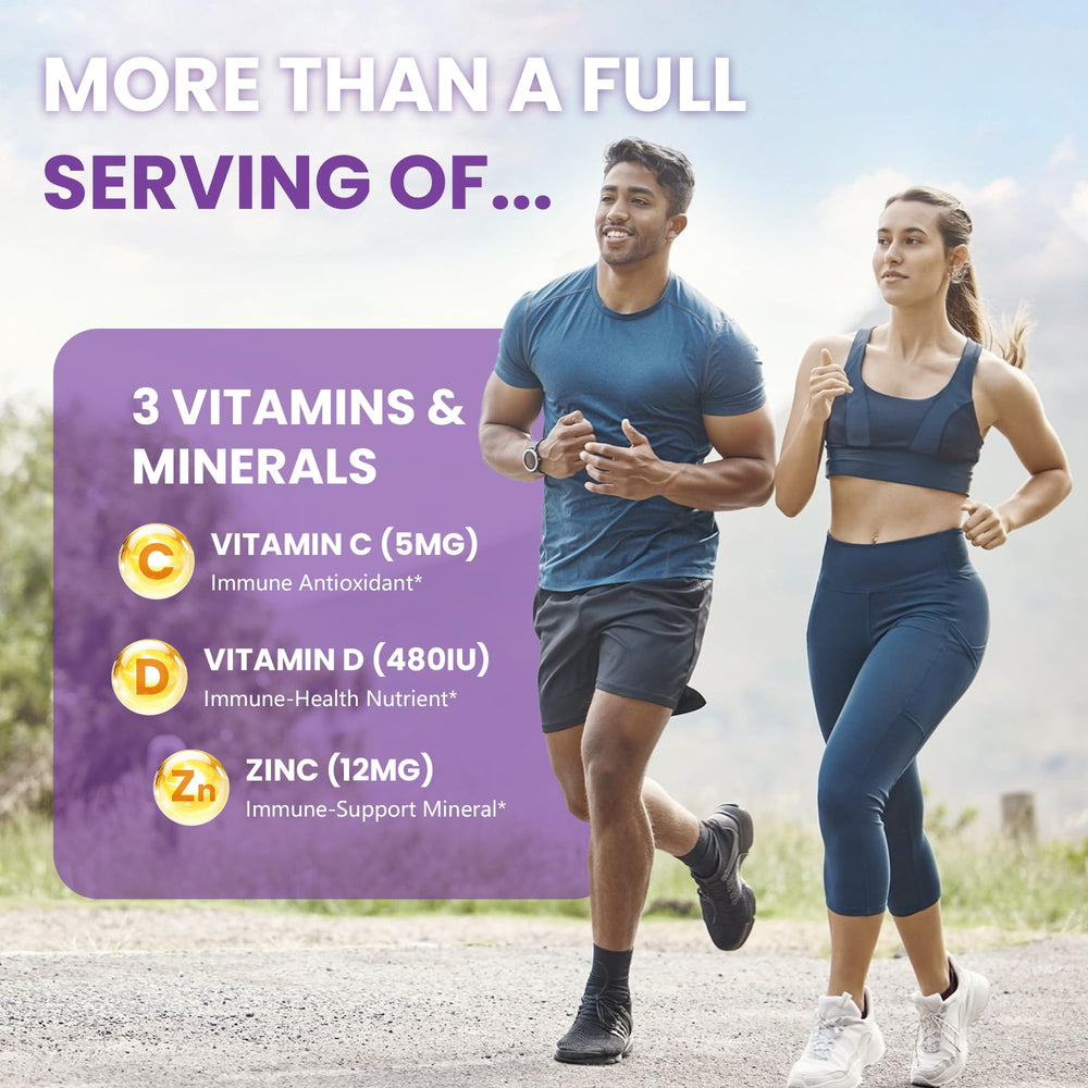 VYNTIS capsules pictured with a meal to illustrate daily use.