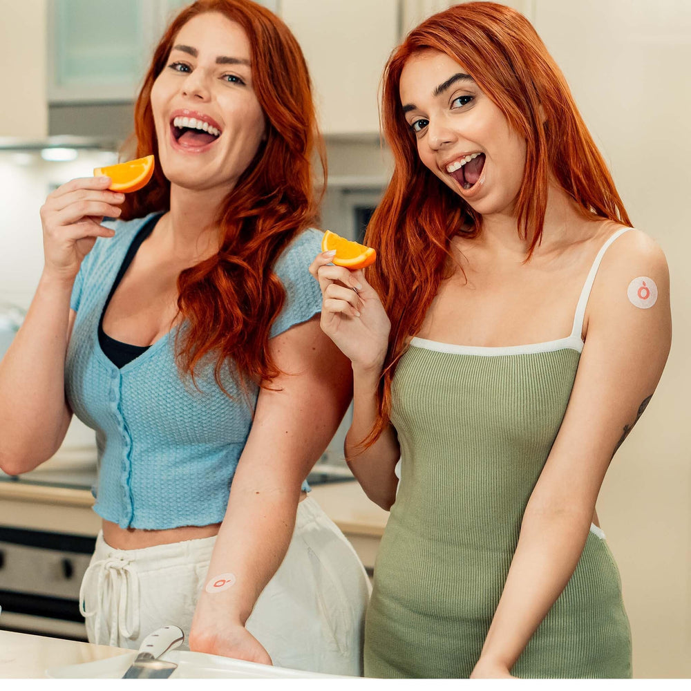 Vytadose patch worn under clothes for all-day discreet wear