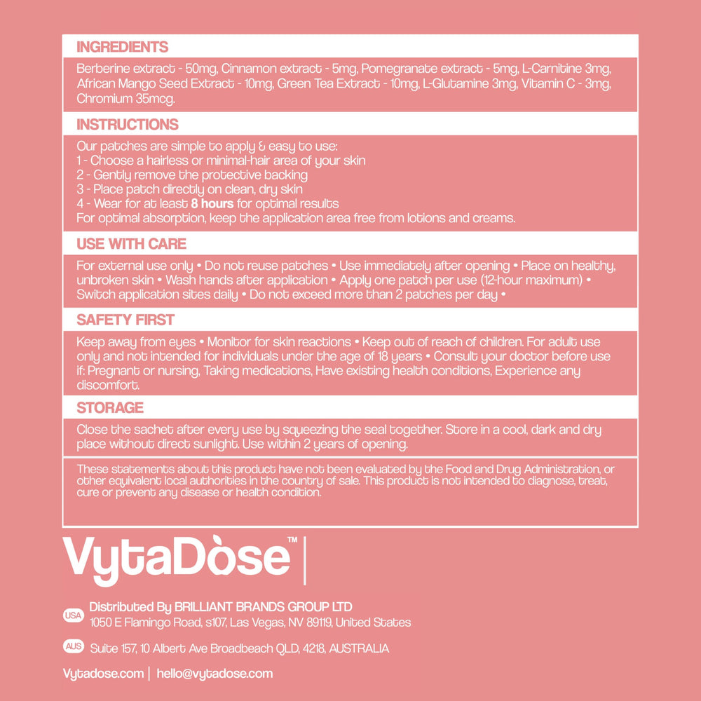 Vytadose skin-safe adhesive close-up indicates gentle adhesion
