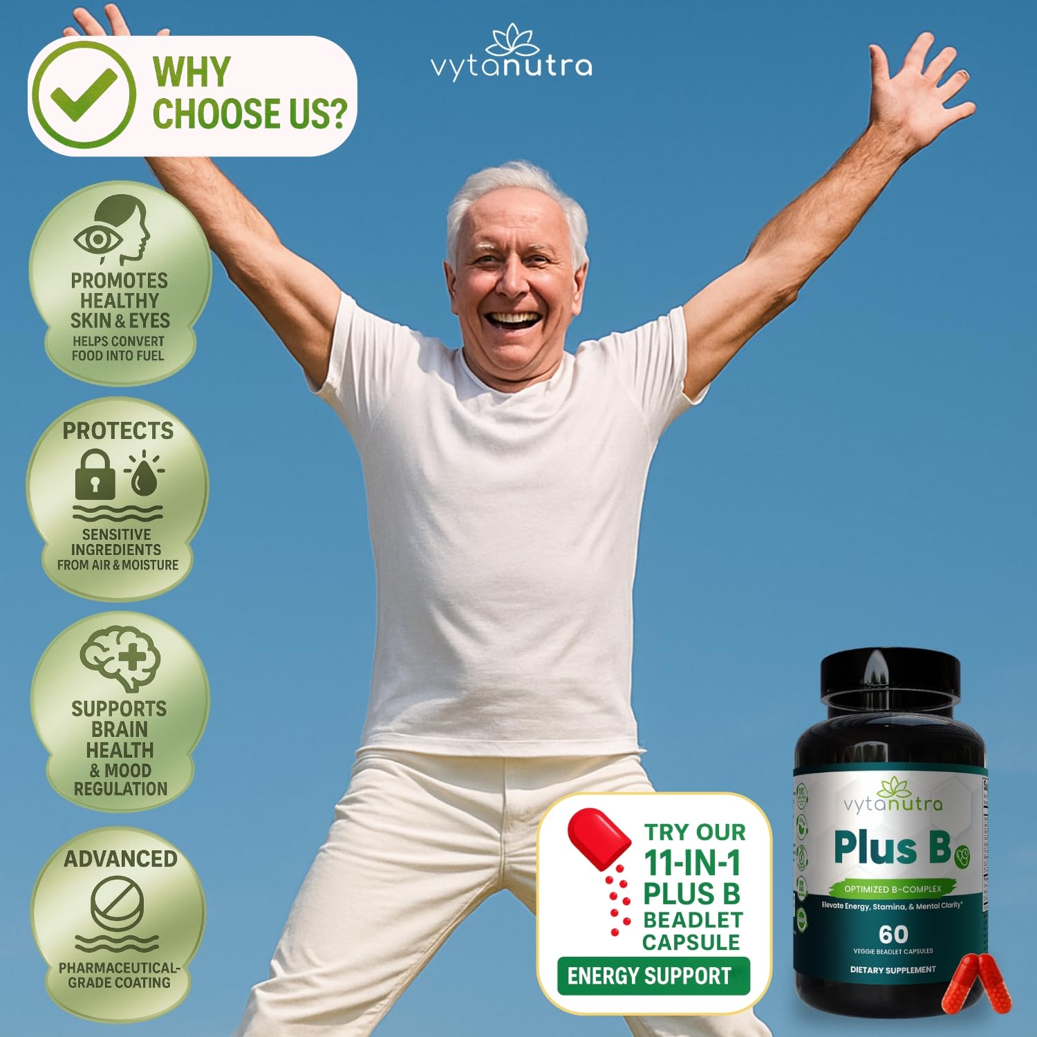 Active adult lifestyle image suggesting vitality and mood support