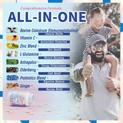VYXION IgG immunoglobulins bottle highlights potent IgG content supporting daily immune comfort
