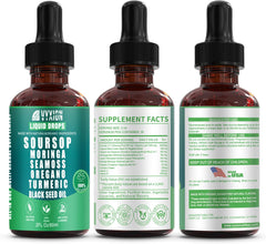 Vyxion Soursop Drops dropper for precise dosing