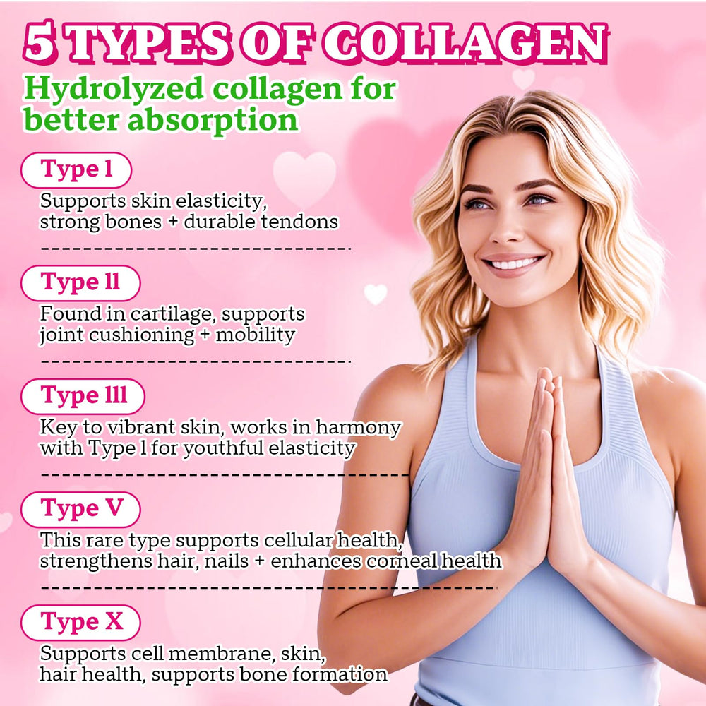 VZOXAINS Collagen Gummies ingredient panel highlights 5000 mg collagen and biotin.