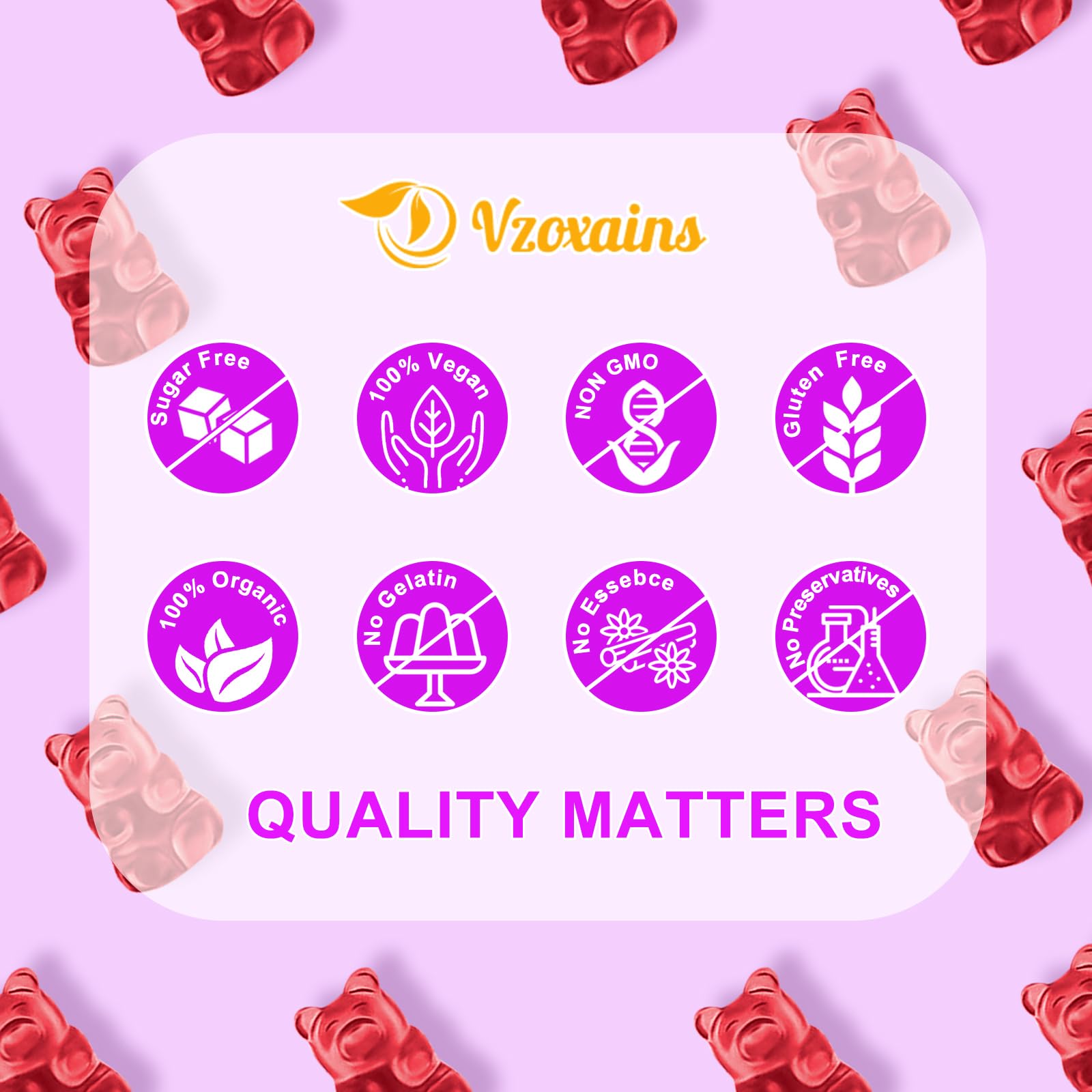 VZOXAINS saffron gummies vegan sugar-free recipe, perfect for health-conscious snacking
