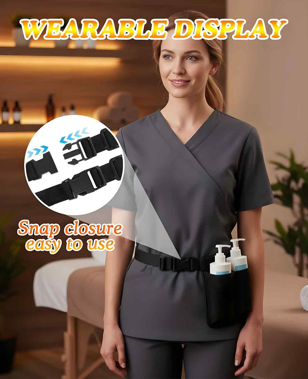 Waaqkid professional-use holster supports streamlined, spill-free sessions.