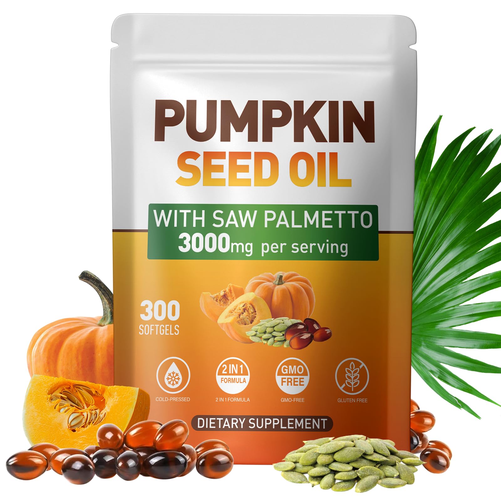 WACHRAY pumpkin seed oil capsules bottle front for daily wellness