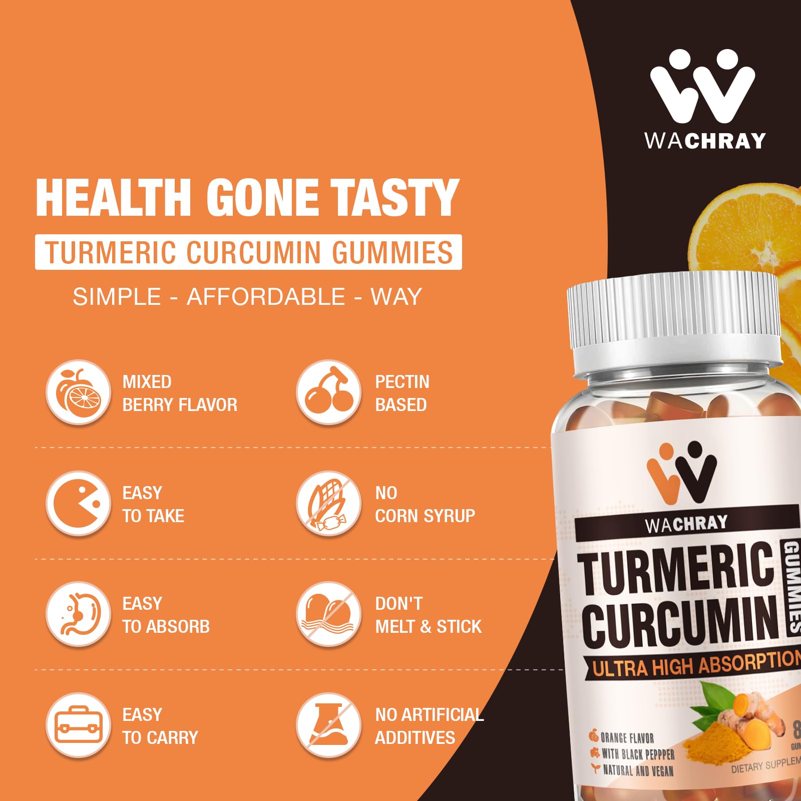Adults and kids can enjoy easy daily use with WACHRAY gummies.