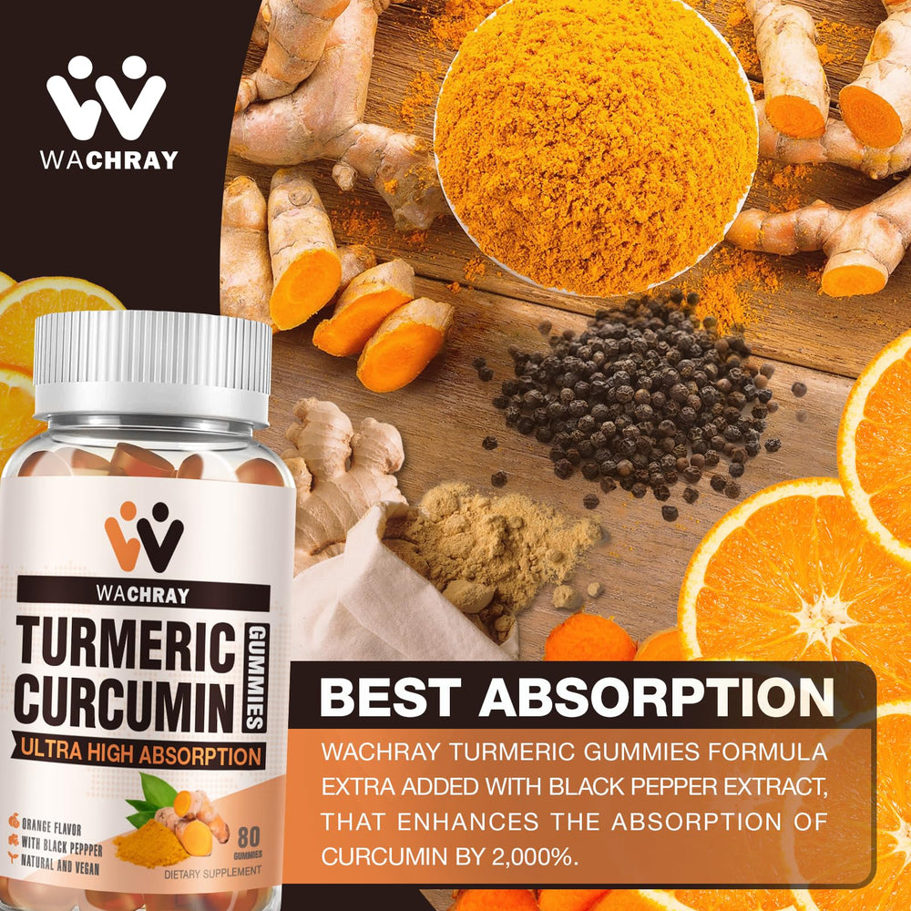 WACHRAY gummies with ginger highlight flavor and antioxidant potential.