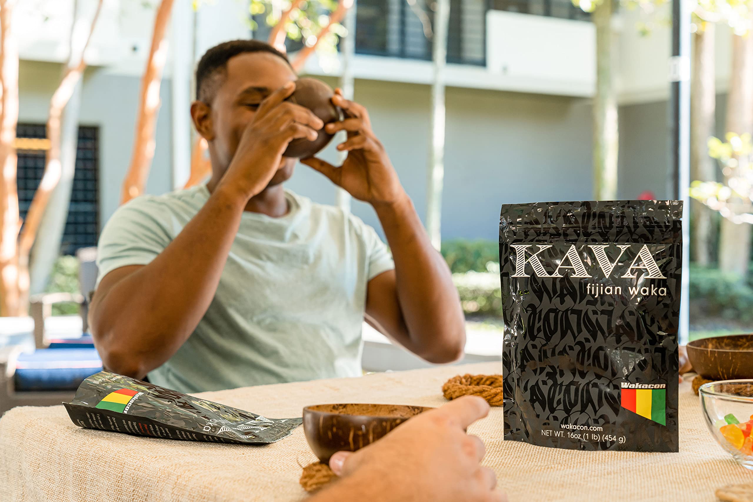 Dark noble kava powder emphasizing potency and traditional grind