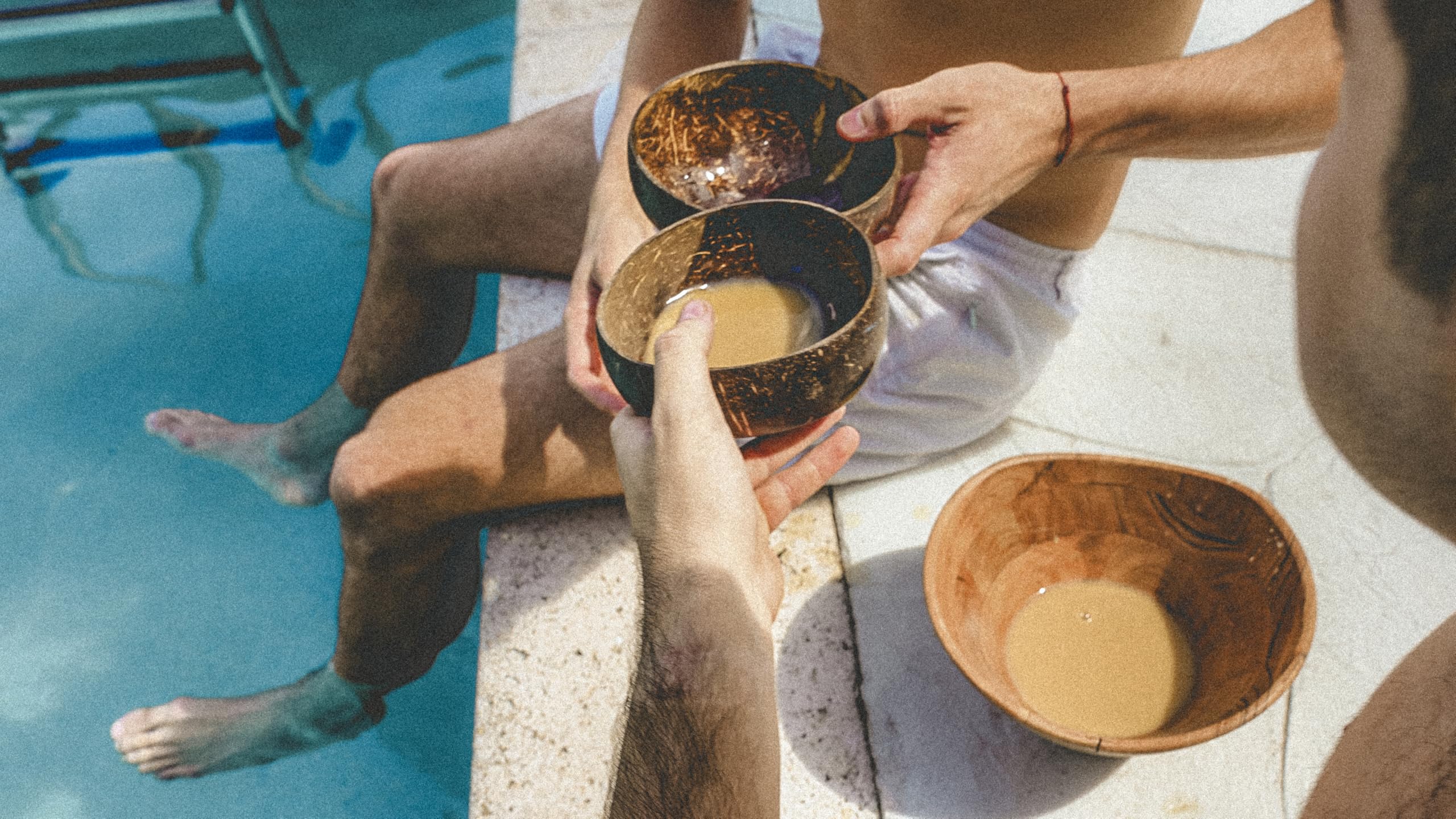 Wakacon Vanuatu Waka Kava strainer bag ready for strain
