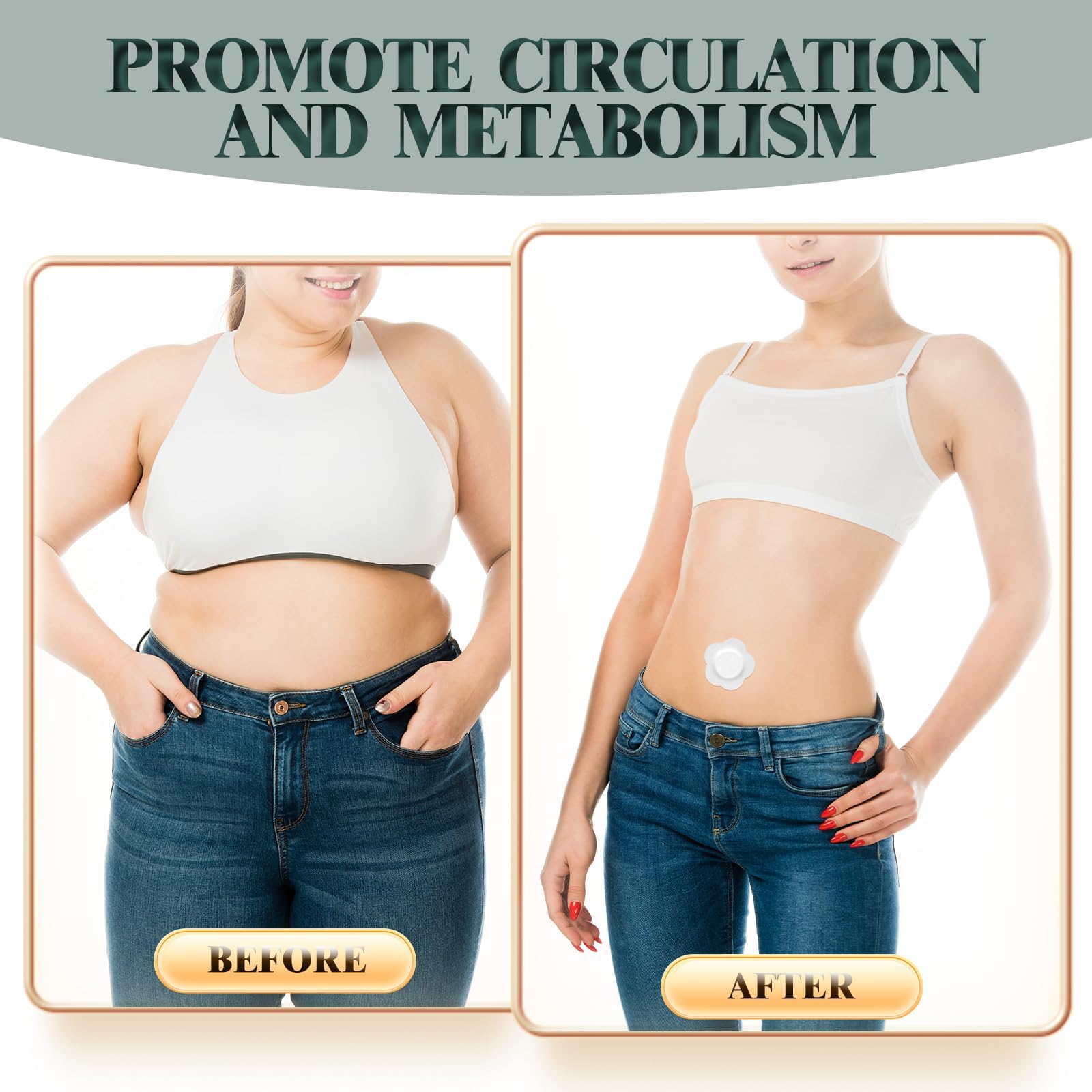WALEJUC ultra-thin patch remains nearly invisible under outfits.