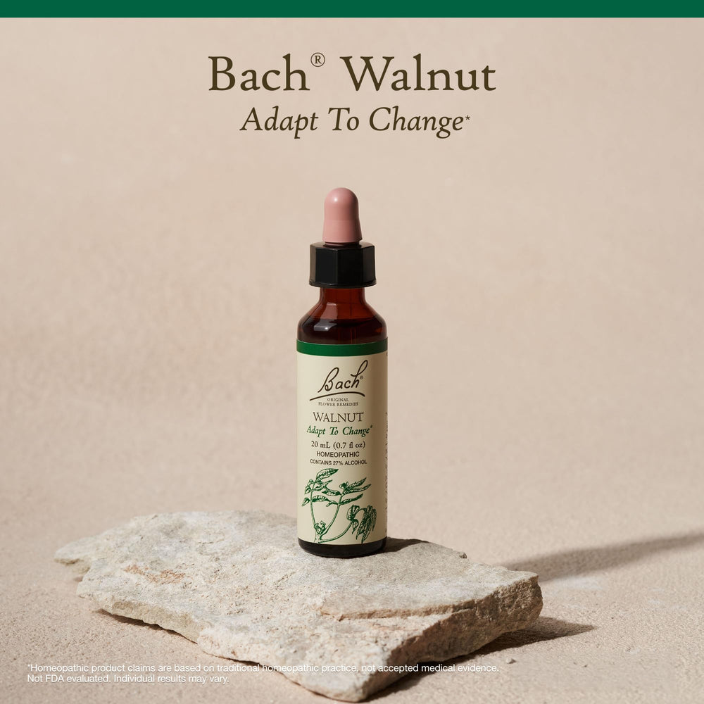 Walnut drops added to water for gentle daily use.