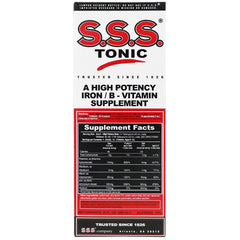 WANGHUI S.S.S. tonic bottle 10oz 3-pack shown for daily iron and B vitamin support.