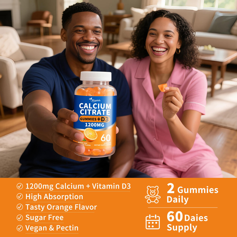 Two-pack Wanish gummies on kitchen counter for daily wellness