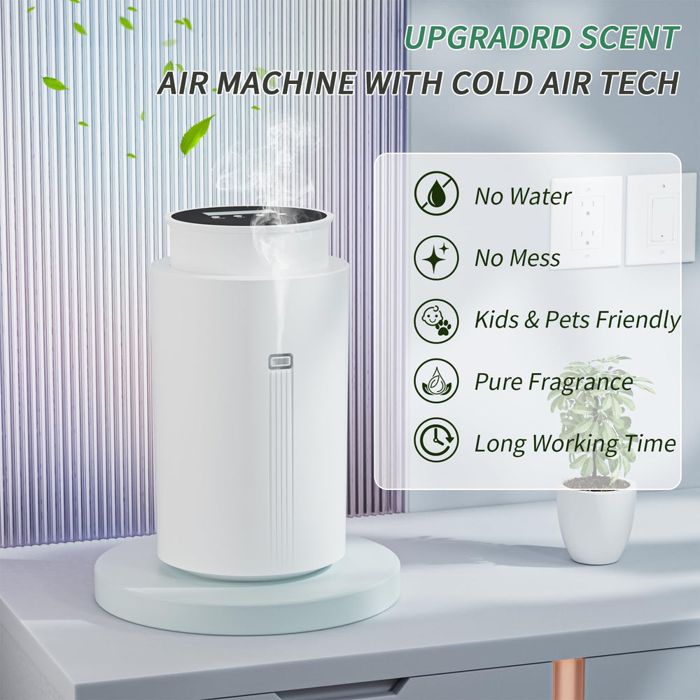 Wankeer Scent Air Machine app control panel demonstrating Bluetooth setup for personalized diffusion.