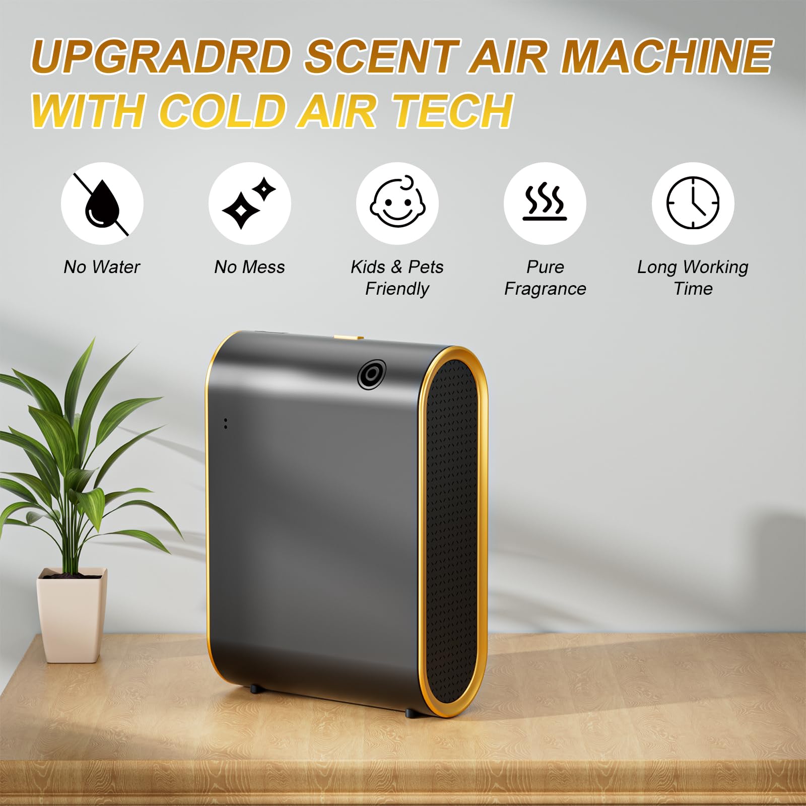 Wankeer Smart Scent Air Machine app control interface for scheduling scents
