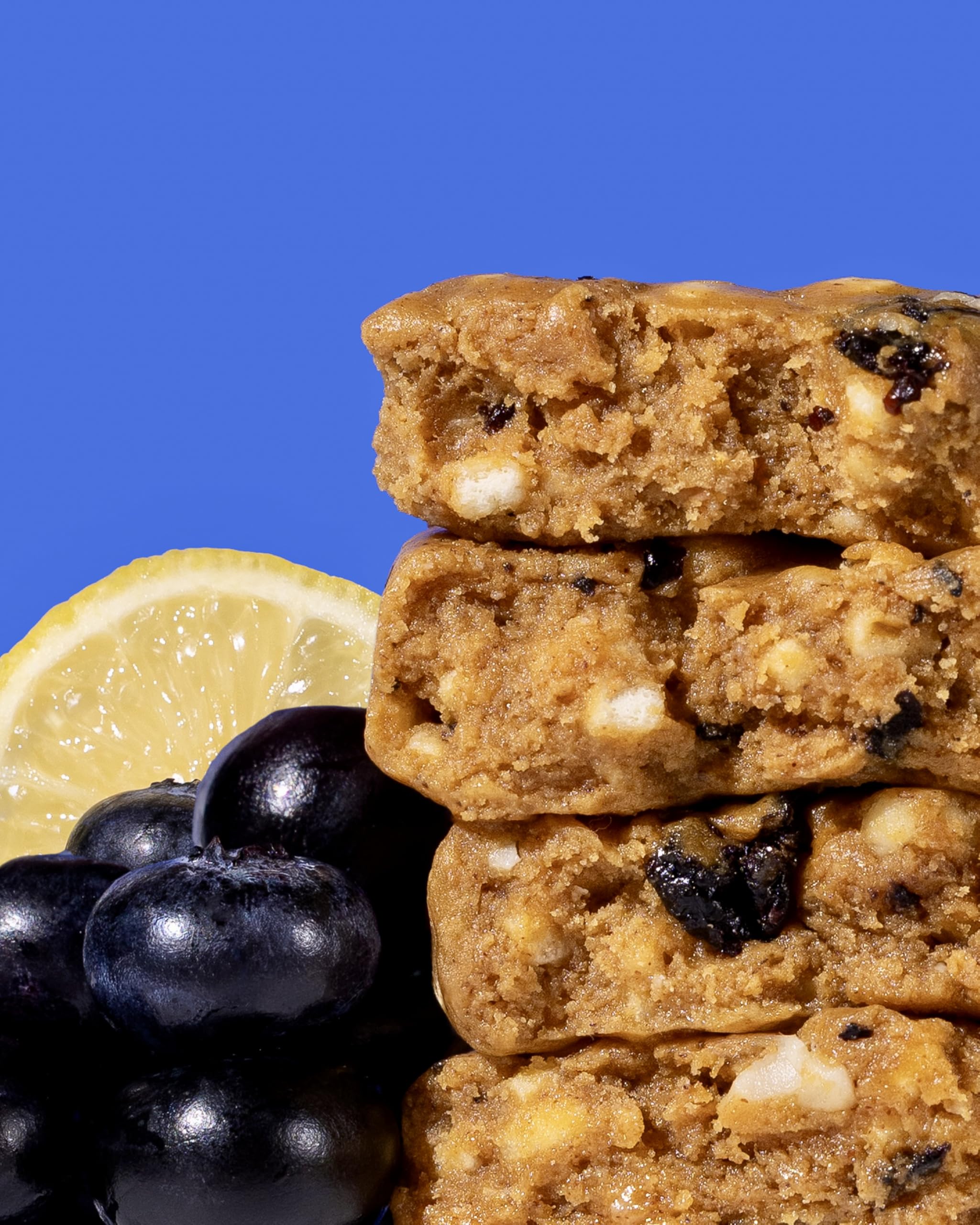Nutrition panel highlights 15g protein and no added sugar.