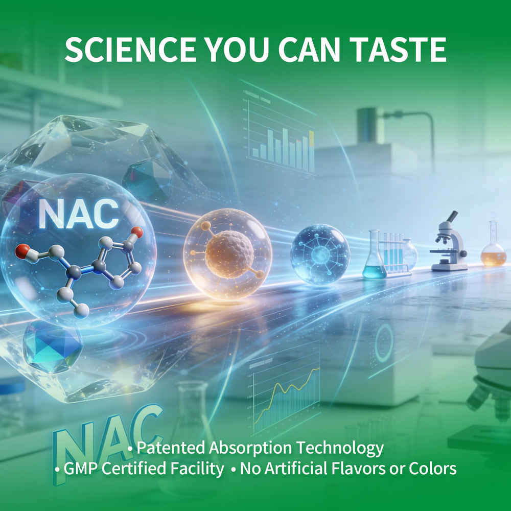 Warmbioder NAC Gummies pour into hand, signaling easy daily use.