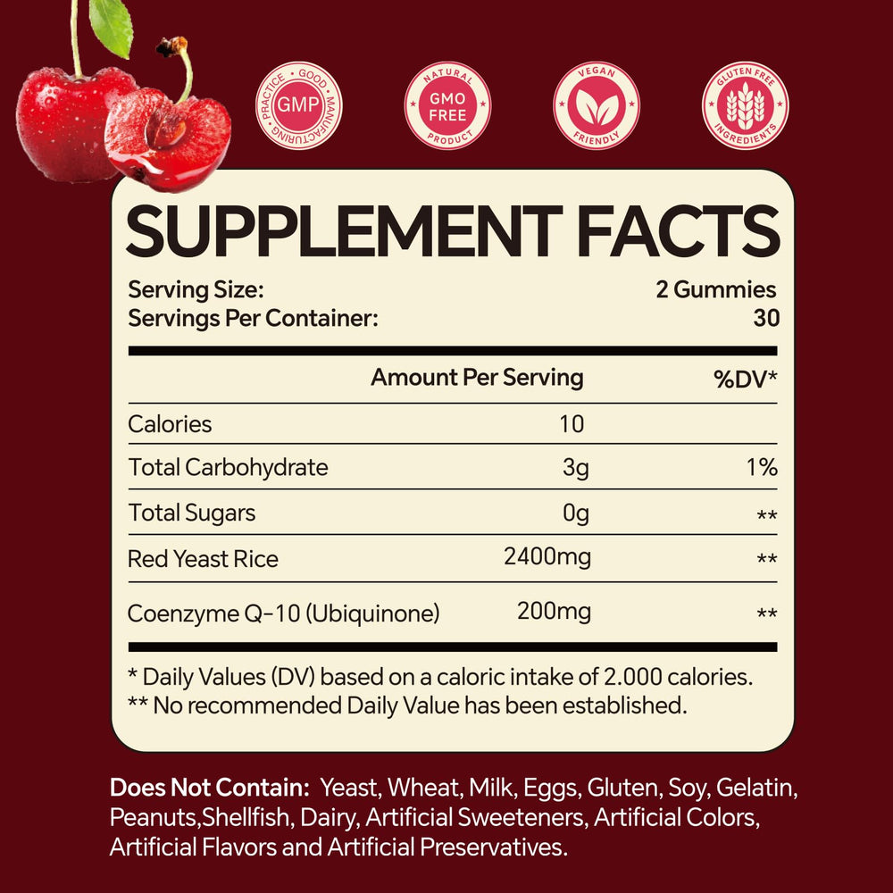 Warmbioder sugar-free gummies ingredient panel highlighting vegan and gluten-free status
