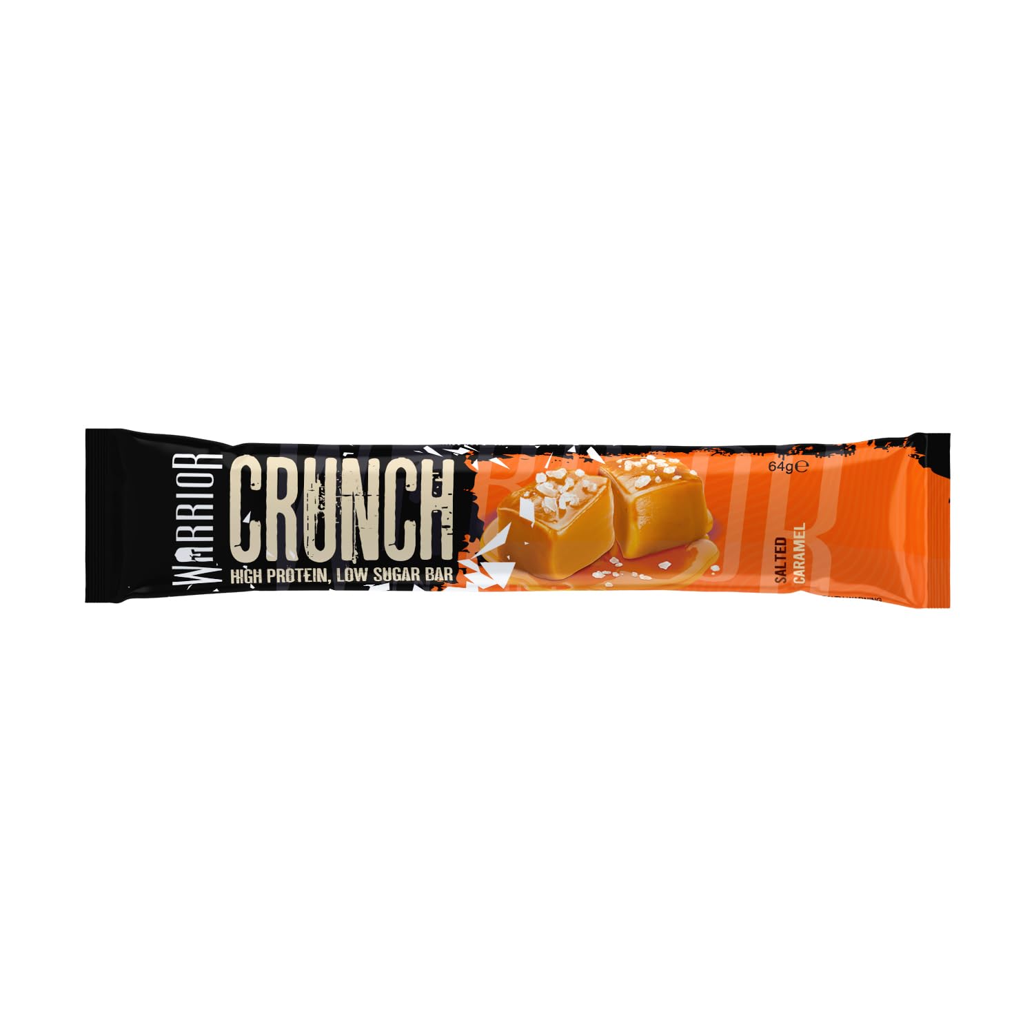 Warrior Crunch pack of 12 bars offers convenient high protein, low sugar on busy days.