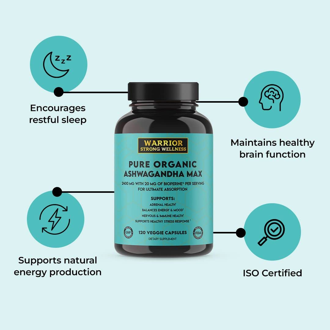 Warrior Strong Wellness capsules arranged for a simple morning routine and daily use.