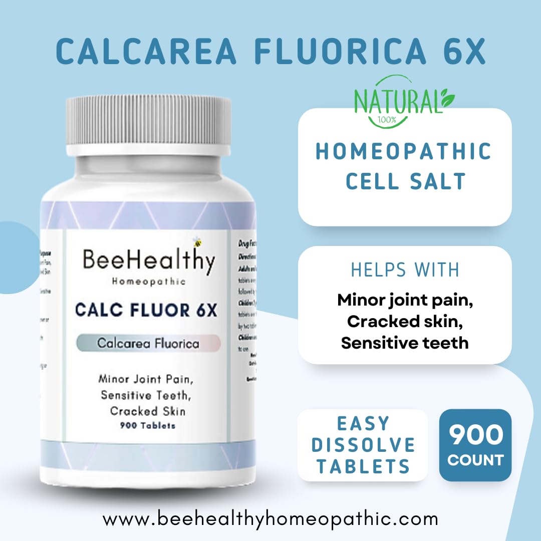 Warsan Calcarea Fluorica 6X packaging label, easy identification for shoppers.