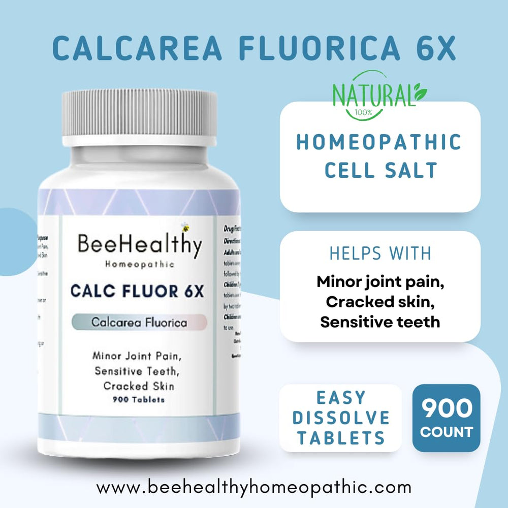 Warsan Calcarea Fluorica 6X packaging label, easy identification for shoppers.