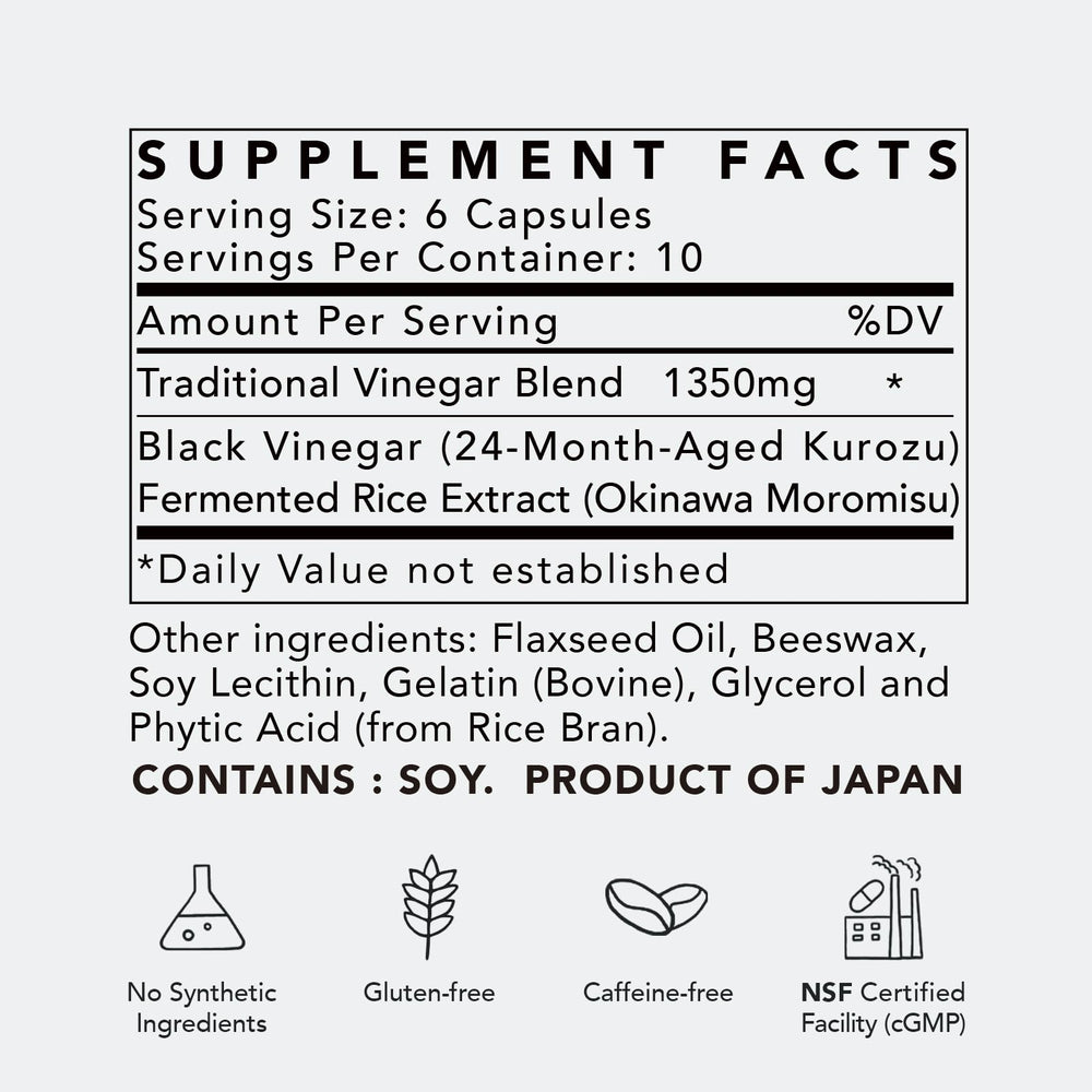Washoku KUROZU routine visuals imply aging-friendly wellness with daily use