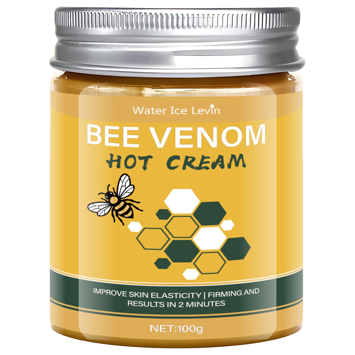 Water Ice Levin Bee Venom Hot Sweat Cream bottle ready for pre-workout use.