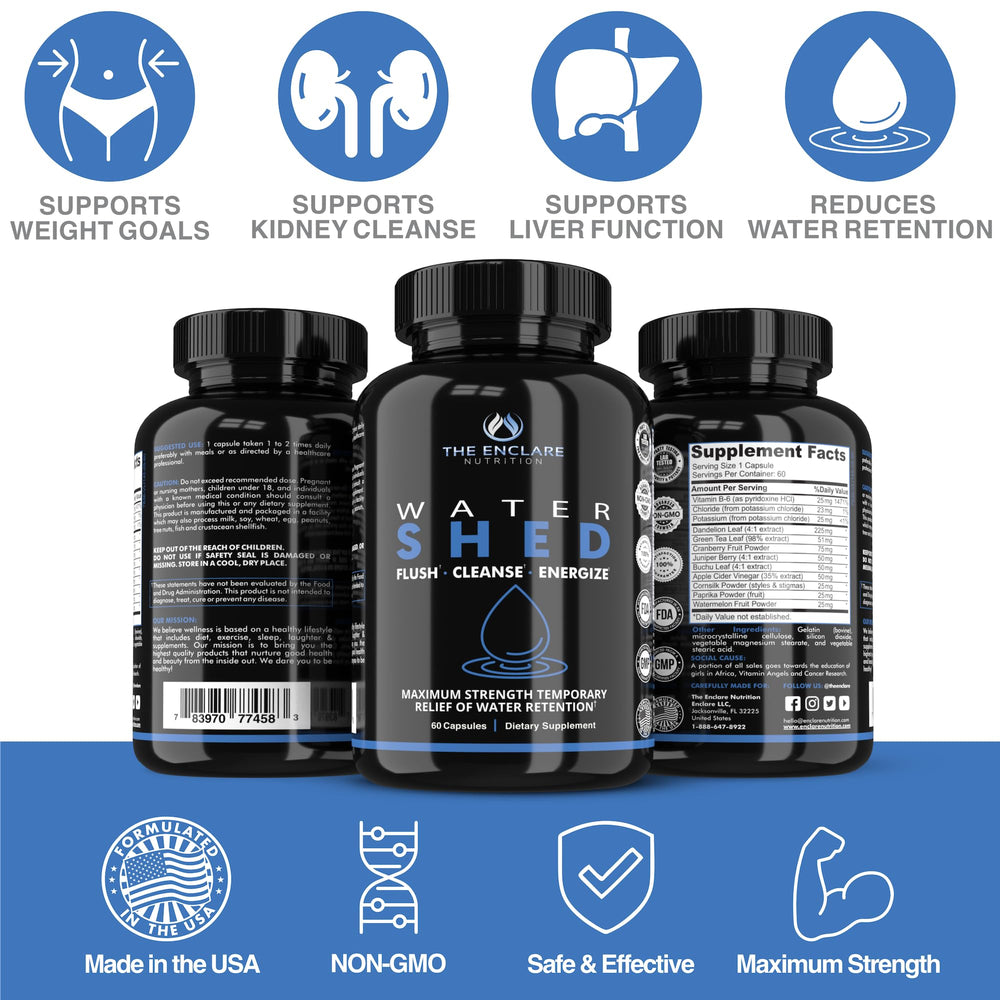 Watershed label nutrition facts emphasizes non-GMO and gluten-free formulation